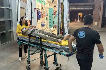 Motosiklet devrildi: 1 yaralı
