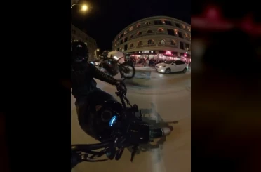 Motosikletin önünü kaldırarak yaptığı paylaşım 46 bin TL’ye mal oldu 