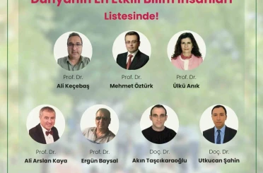MSKÜ’den 7 Akademisyen, dünyanın en etkili bilim insanları arasında 