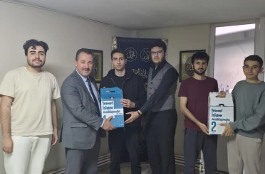 Müftü Dilek, KYK öğrencileriyle bir araya geldi 