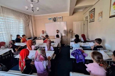 Müftü Güvenir’den yaz Kur’an kurslarına moral ziyareti 