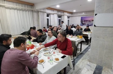 Müftülük personelleri iftarda bir araya geldi 