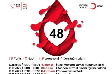 Muğla Büyükşehir Belediyesi’nden Kızılay’a kan bağışı desteği 