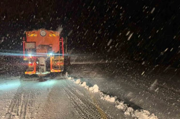 Muğla Büyükşehir ekiplerinin kar mesaisi başladı 