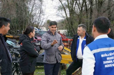 Muğla Büyükşehir’den Köyceğiz’de sel sonrası üreticiye destek 