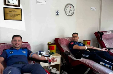 Muğla’da Zabıta Haftası kapsamında Kızılay’a kan bağışı 