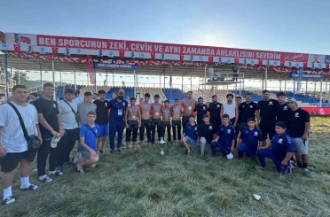 Muğla’nın güreşçileri Manisa’da 6 madalya ile döndü 