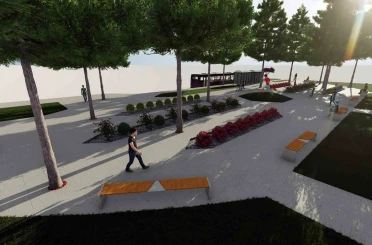 Muğlaspor Parkı’nda yenileme çalışması başladı 