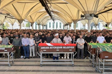 Mühimmat sahasındaki patlamada hayatını kaybeden işçi Ankara’da toprağa verildi 
