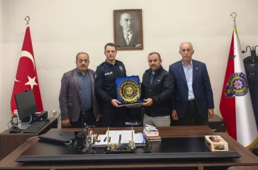 Muhtarlar İlçe Emniyet Amiri Kurtul ile bir araya geldi 