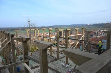 Muradiye Mevlevihanesi ihya çalışmaları devam ediyor 