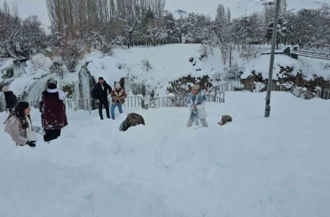 Muradiye Şelalesi’ne ziyaretçi akını 