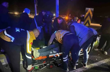 Muratlı çevreyolunda iki araç çarpıştı: 2 yaralı 