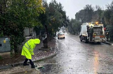 MUSKİ ekipleri yağmur mesaisinde 