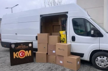 Muş’ta 1 milyon 110 bin adet makaron ele geçirildi 