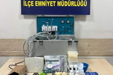 Muş’ta evini kliniğe dönüştüren sahte dişçi yakalandı 