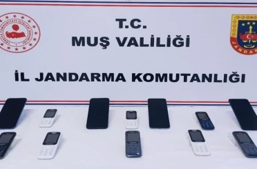 Muş’ta kaçak cep telefonu operasyonu 