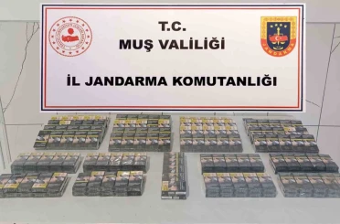 Muş’ta kaçak sigara operasyonu 