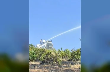 Muş’ta mezrada çıkan yangın büyümeden söndürüldü 
