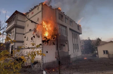 Müstakil evde çıkan yangın paniğe neden oldu