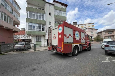 Mutfakta çıkan yangın söndürüldü 