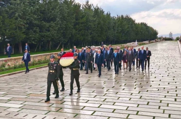NATO heyetinden Anıtkabir’e ziyaret 