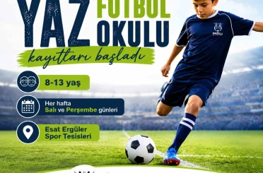 Nazilli Belediyesi Yaz Futbol Okulu kayıtları başladı 