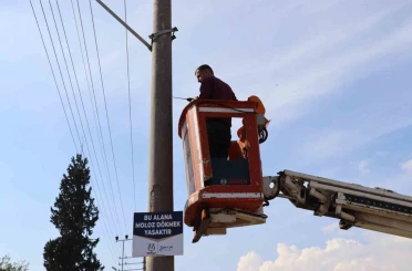 Nazilli Belediyesi’nden kaçak moloz dökümüne karşı kararlı adım 