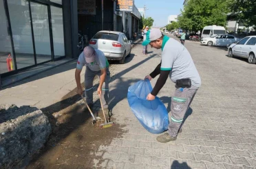 Nazilli Belediyesi’nden sanayi bölgesinde topyekün temizlik seferberliği 