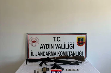 Nazilli’de jandarmadan silah operasyonu 