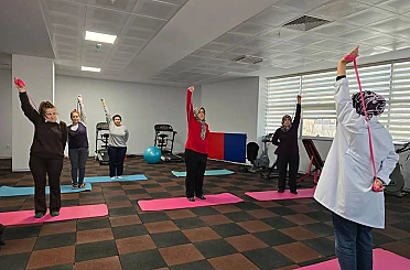 Nazilli’de kadınlar güne sporla başlıyor 