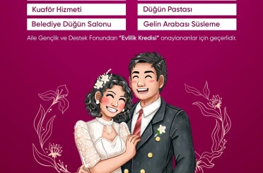 Niğde Belediyesi’nden genç çiftlere "mutluluk paketi" desteği 