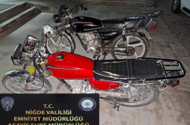 Niğde’de motosiklet hırsızlığı operasyonu: 2 şüpheli tutuklandı