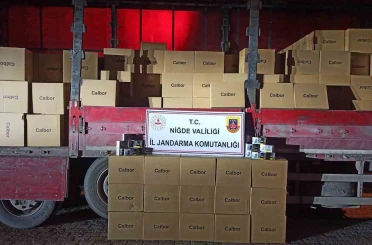 Niğde’de 8 milyon 800 bin kaçak sigara ele geçirildi 