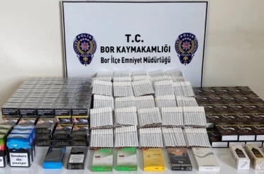 Niğde’de kaçak tütün operasyonu: 1 gözaltı 
