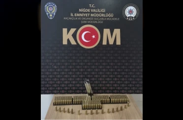 Niğde’de ruhsatsız silah operasyonu: 1 tutuklama