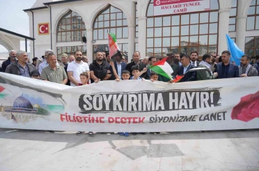 Niğde’de Sumud Filosu’na destek: "Bu müdahale sadece bir filoya değil, insanlık vicdanına yapıldı" 