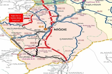 Niğde’de yoğun kar yağışı nedeniyle iki yol trafiğe kapatıldı 