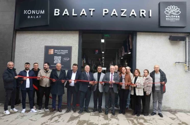 Nilüfer’in 8’inci giyim pazarı Balat’ta açıldı 