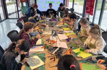 Nilüferli çocuklar hem eğleniyorlar, hem öğreniyorlar 