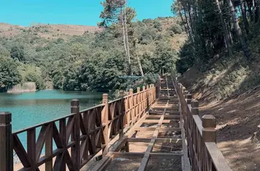 Nisi Göleti’nde güzelleştirme çalışmaları
