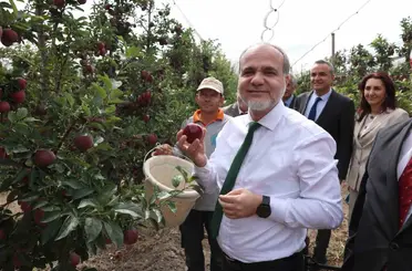 NÖHÜ’de 200 tonun üzerinde elma rekoltesi
