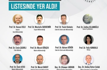 NÖHÜ’den 15 akademisyen dünyanın en etkili bilim insanları arasına girdi 