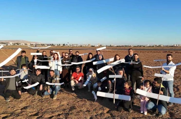 Nusaybin’de ilk kez model uçak eğitimlerinde uygulamalı test etkinliği düzenlendi 