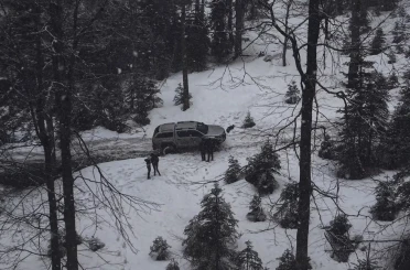 Off-Road tutkunları karla buluştu 