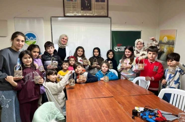 Öğrenciler ara tatilde SAMEK atölyelerinde buluştu 