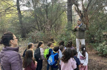 Öğrenciler yaban hayatını yakından tanıdı 