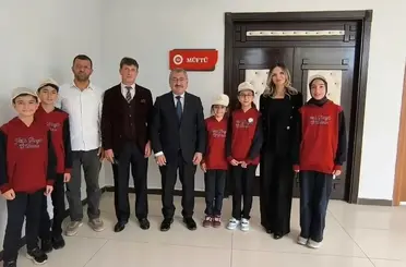 Öğrencilerden İl Müftüsü Çapçı’ya anlamlı ziyaret
