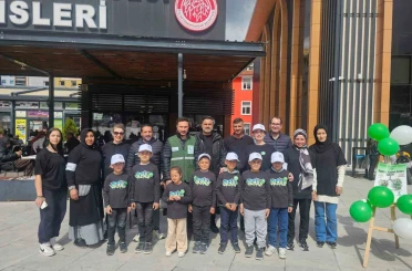 Öğrencilerden sağlık yaşam etkinliği 