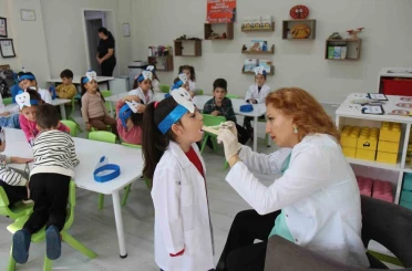 Öğrencilere ağız ve diş sağlığı eğitimi verildi 
